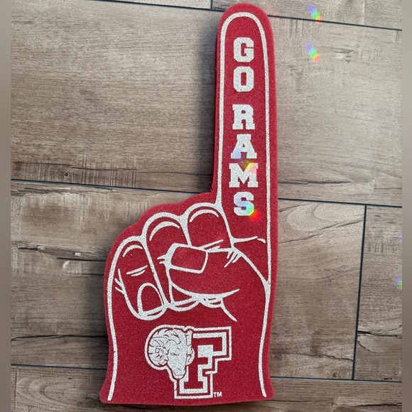 Go Rams Pointing Finger fordham | Other | Go Rams Foam Finger Fordham University Fan | Poshmark